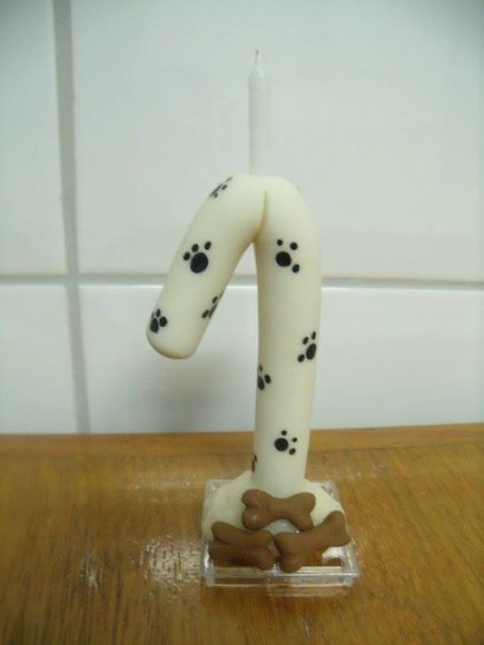 Vela personalizada.